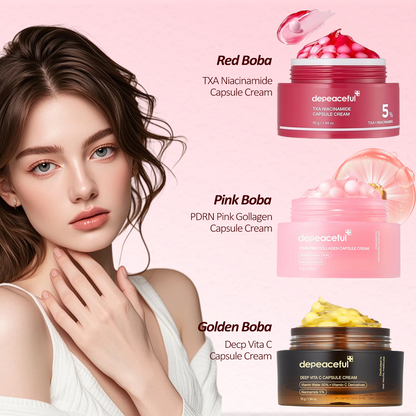 🌹Mix & Match Boba Cream Set  Brighter,Smoother Skin in 2 Weeks
